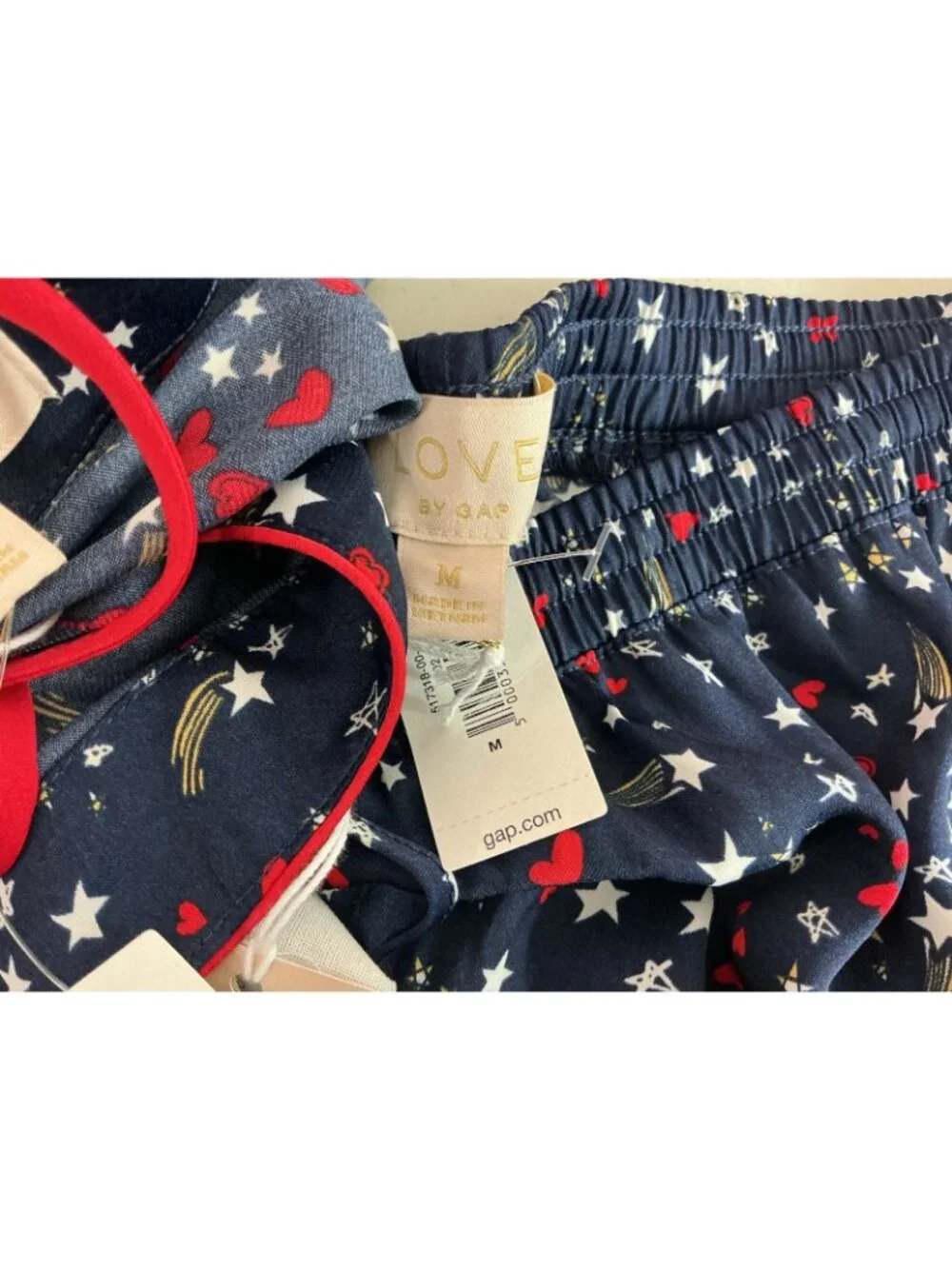 Gap Satin Pajamas Matching Set Womens Medium New
